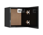 Wall Mounted TV Cabinets 4 pcs High Gloss Black 30.5x30x30 cm