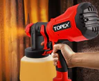 TOPEX 400W Handhold Electric Paint Sprayer Gun 1000ml High Power Portable Spray-Gun Kit Painting Spray Tool for Car, Furniture, Cabinet, Fence, Painting