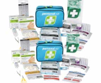 FASTAID 57PCS x 2 Personal Emergency First Aid Kit Medical Travel Workplace Family Safety Soft Pack