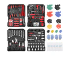 MasterSpec 1180PCS Professional Tool Set Aluminum Case Tool Kits With Rolling Tool Box