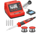 TOPEX 60W digital soldering Iron Station Solder Fast Heat Variable Temperature LED Display