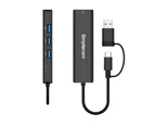 Simplecom CHN436 USB-C and USB-A to 4-Port USB Hub [CHN436]