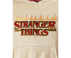 Stranger Things Unisex Kids Blanket Hoodie (Beige)