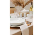 4pc Mikasa Chalk Kitchen Porcelain Pasta Bowl Tableware Dining Set, 23cm, White