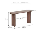 Cooper & Co. Norquay 140cm Console Table Walnut