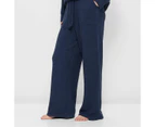 Target Boucle Wide Leg Sleep Pants - Blue