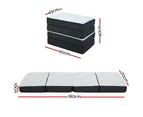 Giselle Bedding Foldable Mattress Folding Foam Sofa Bed Mat Bamboo