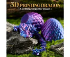 Easter Basket Stuffers, 3D Printed Dragon Surprise Egg Toy, Executive Dragon Fidget Toys Decorative Easter Egg Fillers- Red