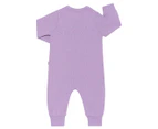 Bonds Baby Tech Sweats Zip Wondersuit - Cotton Purple Pansy