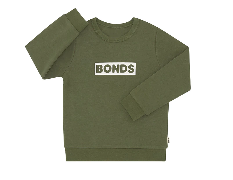 Bonds Toddler/Kids' Tech Sweats Pullover - Hiker Green