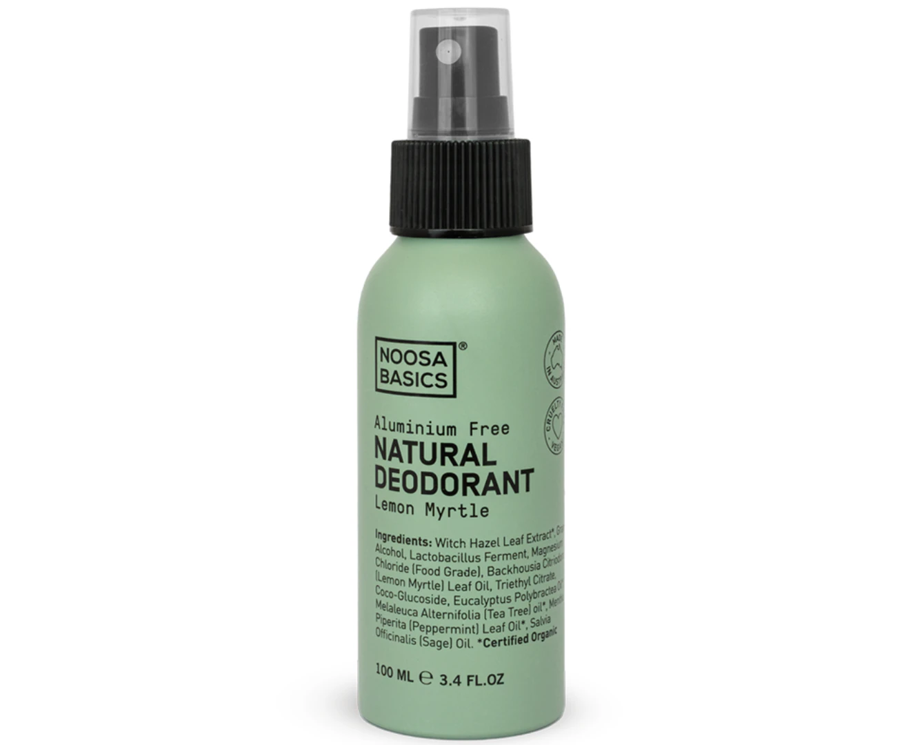 Noosa Basics Natural Deodorant Spray Lemon Myrtle (100 ml)