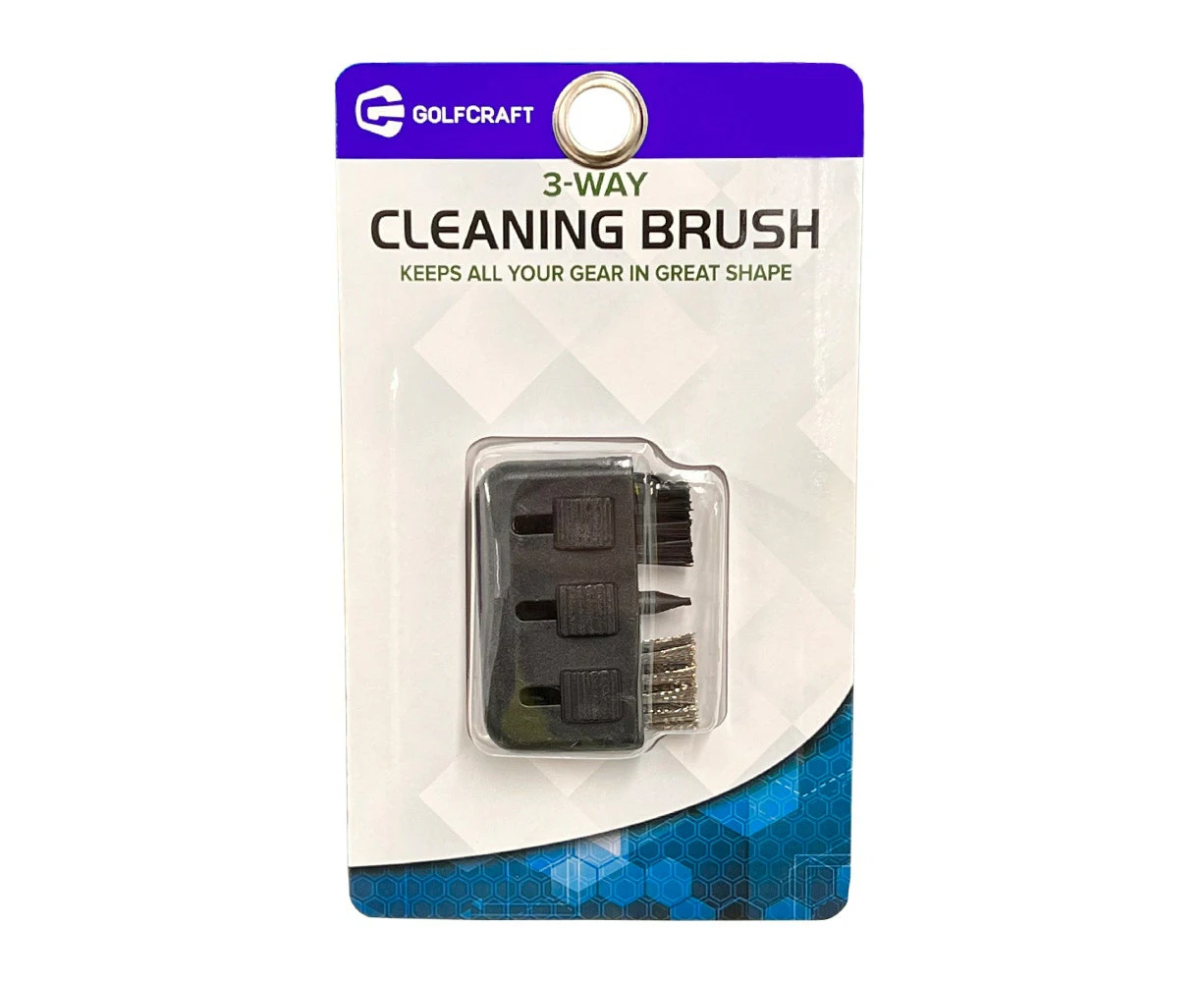 Golf Craft 3 in 1 Cleaning Brush