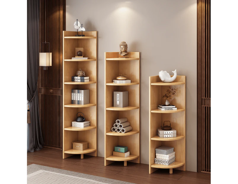 Solid Wood Corner Shelf/ Bookcase/Showcase/1.2M/1.5M/1.8M - 1.2M Tall