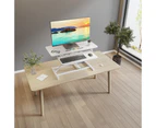 Altus Stand-Up Desk Converter 880mm Extra Wide Sit-to-Stand Tabletop Riser Workstation