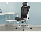 ALFORDSON Ergonomic Office Chair Mesh Executive Seat Work Computer Gaming Black and White