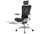 ALFORDSON Ergonomic Office Chair Mesh Seat White & Black