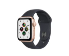 Apple Watch SE 1st Gen(GPS) 44mm Gold AL Case Black Band - Refurbished Grade B