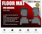 KIWI MASTER KIWI MASTER 3D TPE Car Floor Mats Liner fit VW Amarok 2010 - 2021