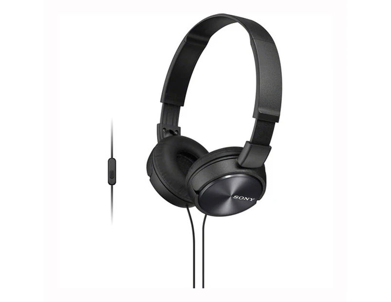 Sony MDR-ZX310AP Stereo Over-Ear Headphones - Black
