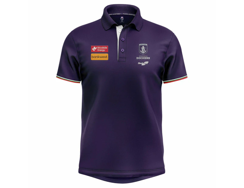 Fremantle Dockers 2024 Authentic Mens Player Polo