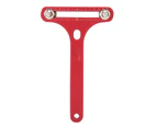 T Shaped Watch Back Case Opener Alloy Steel Clear Scale Watch Bottom Cover Remover For Watch Repair Red