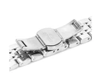 Butterfly Buckle Stainless Steel Watch Strap Replacement Adjustable Length Watch Band16Mm / 0.6In