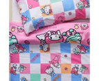 Hello Kitty & Friends Kids Quilt Cover Set - Pink