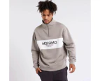 Mossimo Panelled Crew Jumper - Brown