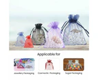 Organza Bag Sheer Bags Jewellery Wedding Candy Packaging Sheer Bags 13*18 cm - Grey