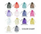 Organza Bag Sheer Bags Jewellery Wedding Candy Packaging Sheer Bags 9*12 cm - Purple