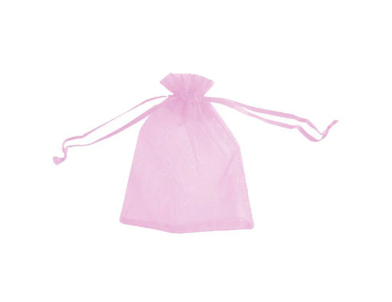 Organza Bag Sheer Bags Jewellery Wedding Candy Packaging Sheer Bags 13*18 cm - Pink