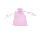Organza Bag Sheer Bags Jewellery Wedding Candy Packaging Sheer Bags 7*9 cm - Pink