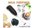 Milk Frother for Coffee Handheld Frother Electric Whisk, Milk Foamer, Mini Mixer