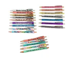 Funny Pens Swear Word Pen Set Weekday Vibes Glitter Pen Funny Office New 1-9PCS