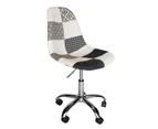 Replica Eames DSW / DSR Desk Chair | Fabric - Multicoloured V3