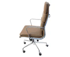 Replica Eames High Back Soft Pad Executive Desk / Office Chair - Brown