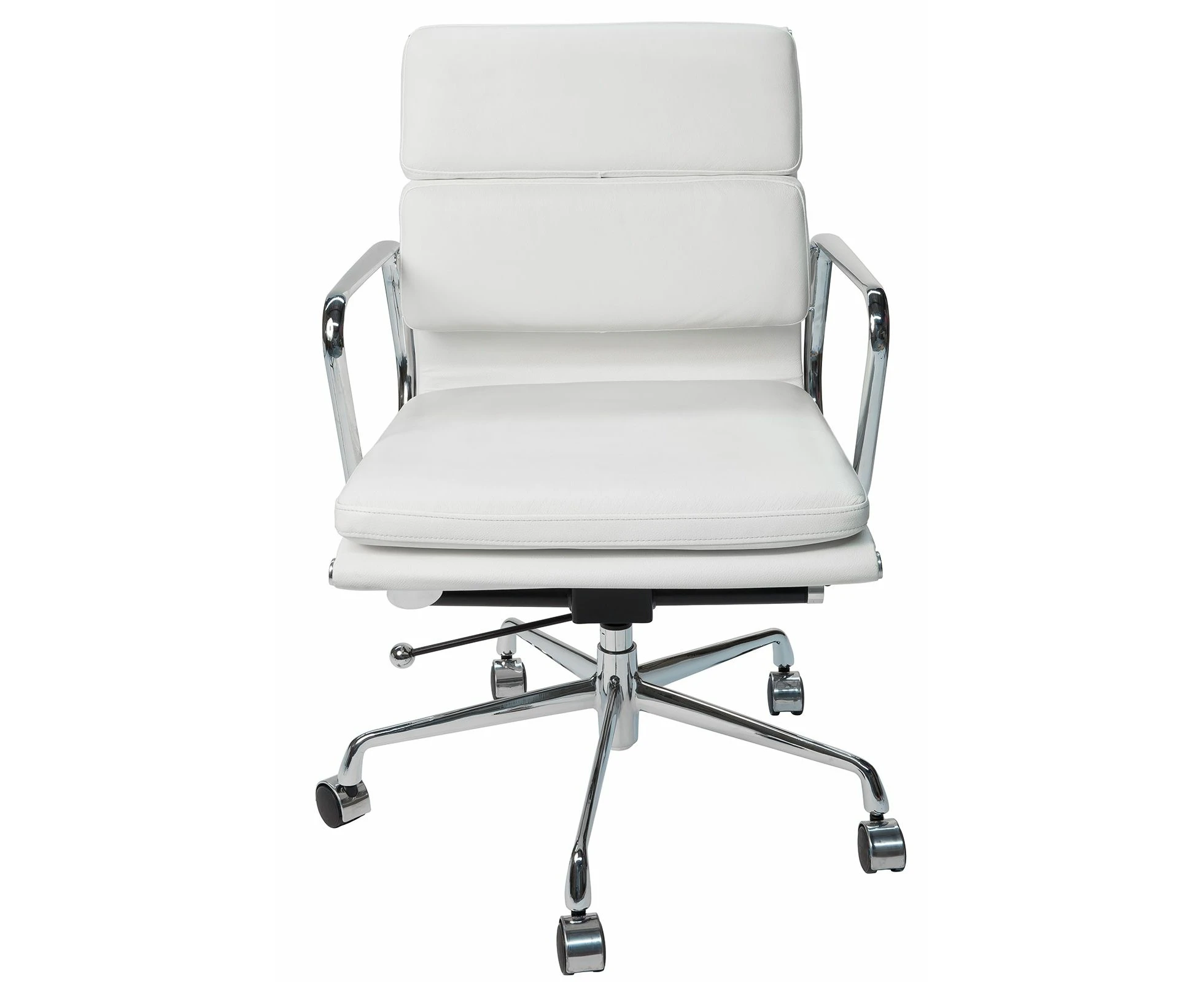 Replica Eames Mid Back Soft Pad Management Desk / Office Chair - White