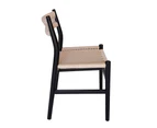 Replica Hans Wegner CH36 Chair - Black & Natural