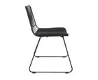 Lory Bend Wire Chair - Black