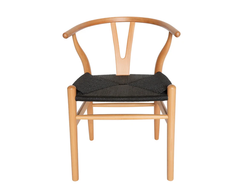 Replica Hans Wegner Wishbone Chair - Natural & Black