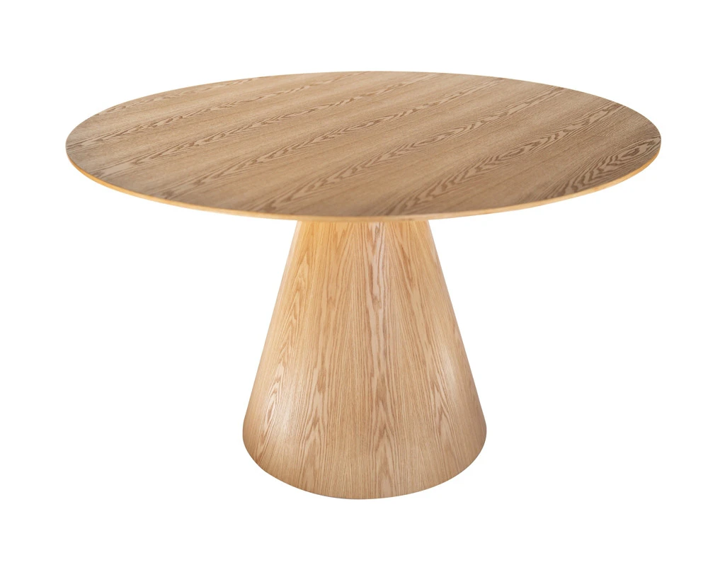 Theo Round Wood Dining Table | 120cm - Natural