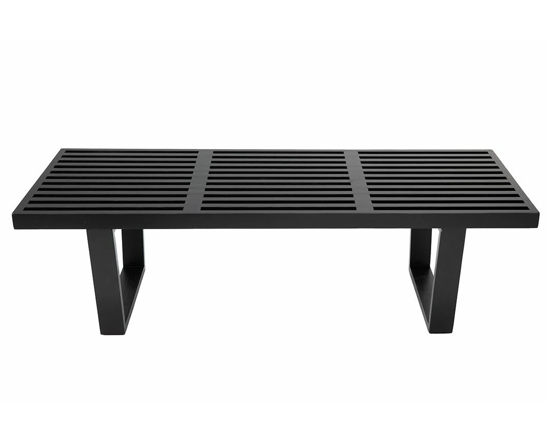 Replica George Nelson Platform Bench | 152cm - Black