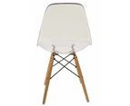 Replica DSW Eiffel Chair | Clear | Natural Legs