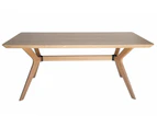 Doreen Collection | Rectangular Wood Dining Table | 180cm - Natural