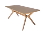 Doreen Collection | Rectangular Wood Dining Table | 180cm - Natural