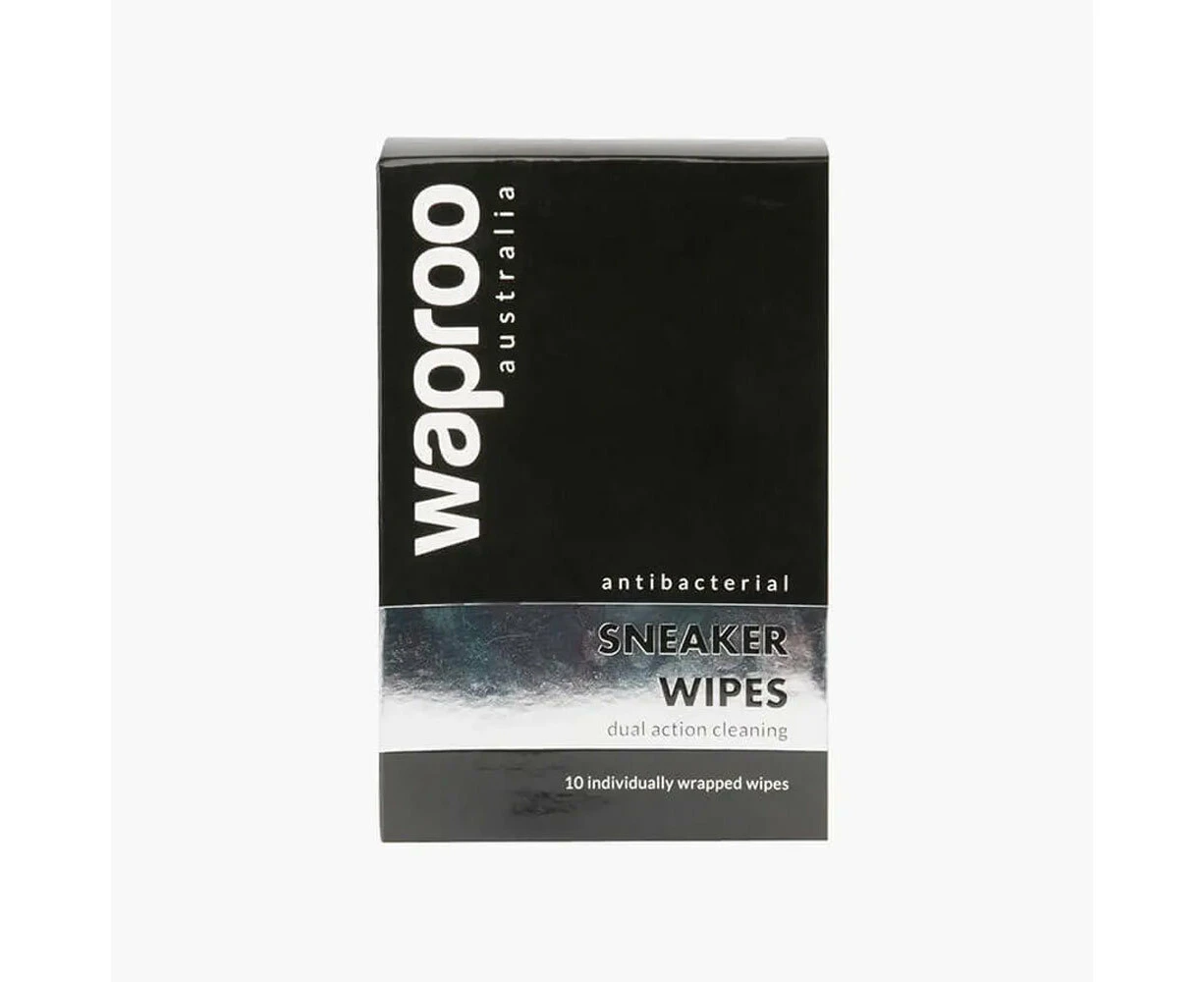 Waproo Platinum Anti-Bacterial Shoe/Sneaker Leather & Fabric Cleaning Wipes