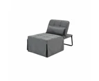 Foret 1 Seater Sofa Bed Lounge Ottoman Adjustable Couch Furniture Recliner LTGY