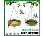 Outdoor Garden Hanging Bird Feeder Garden Automatic Hummingbird Water Feeder - Grey