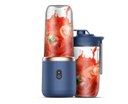 Portable Blender, Bottle for Smoothies Shakes, Portable Smoothie Blender, Juicer Cup, Personal Fruit Mini Blenders 350ml, USB Rechargeable Mixer Wi