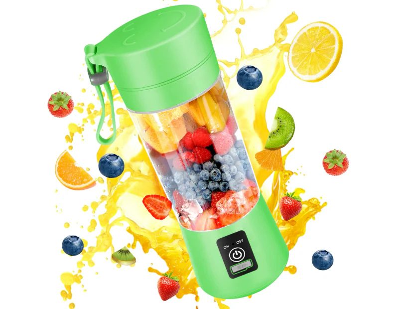 Portable Blender for Shakes and Smoothies,6 Blades Juicer Cup for USB Rechargeable,Personal Blender with One Touche Operation,Blender Shake Smoothi